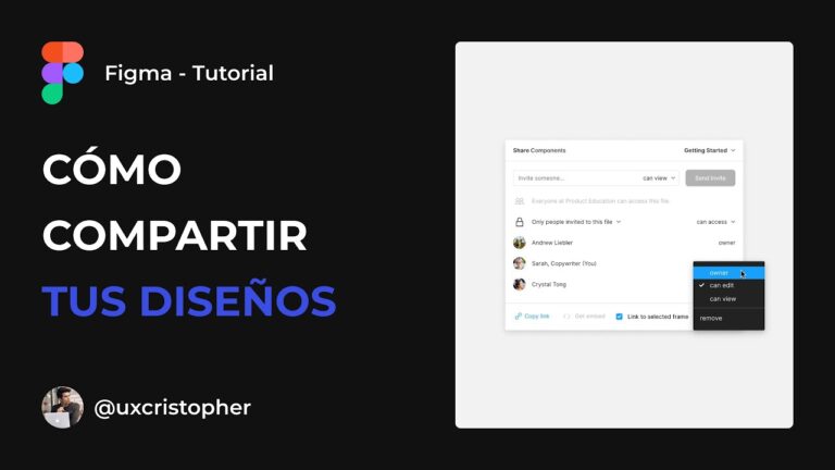 Compartir archivos de dise&ntilde;o en Figma: Gu&iacute;a completa