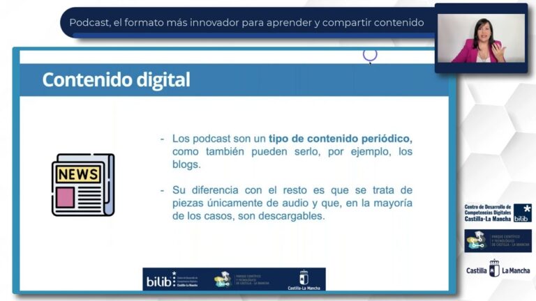 Contenido innovador en m&uacute;ltiples formatos
