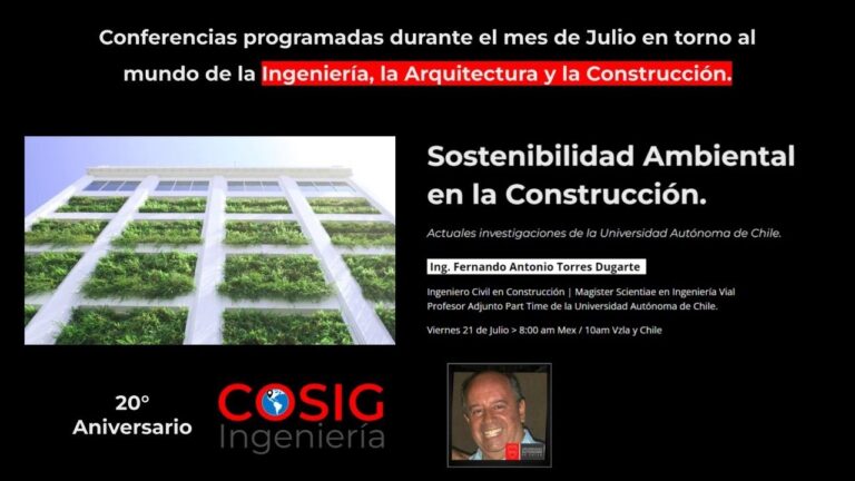 Eventos y conferencias sobre dise&ntilde;o sostenible en arquitectura