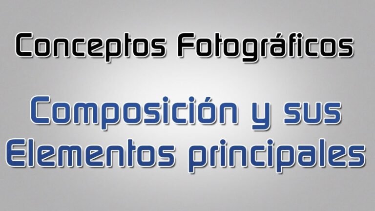 Elementos Esenciales en la Composici&oacute;n Fotogr&aacute;fica Digital
