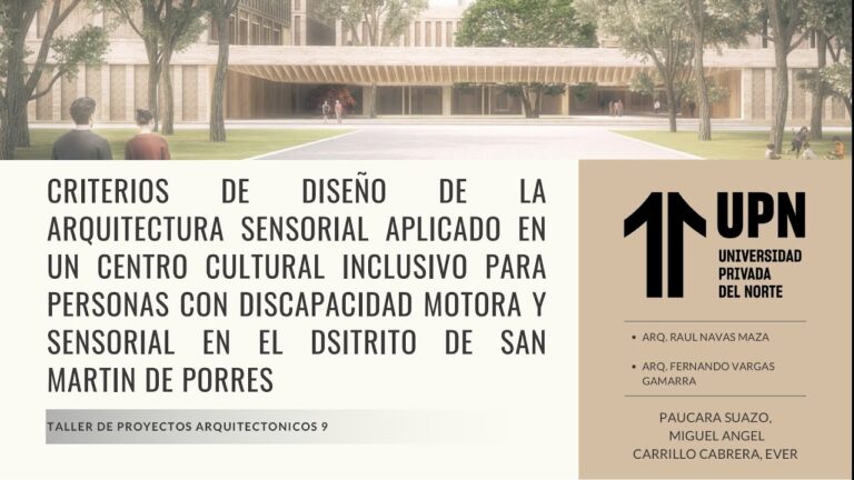 Dise&ntilde;o Inclusivo en Proyectos Arquitect&oacute;nicos