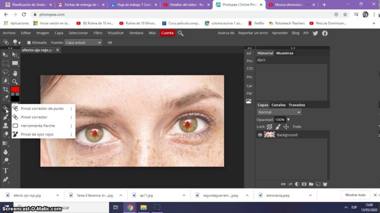 Correcci&oacute;n Efectiva de Ojos Rojos en Edici&oacute;n Profesional