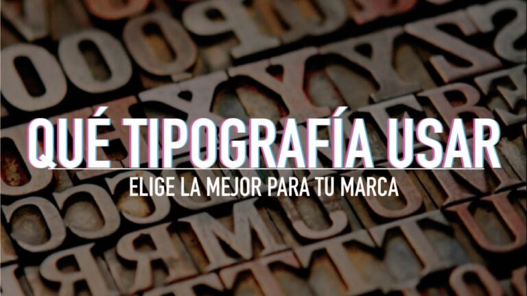 Tipos de letras ideales para logotipos