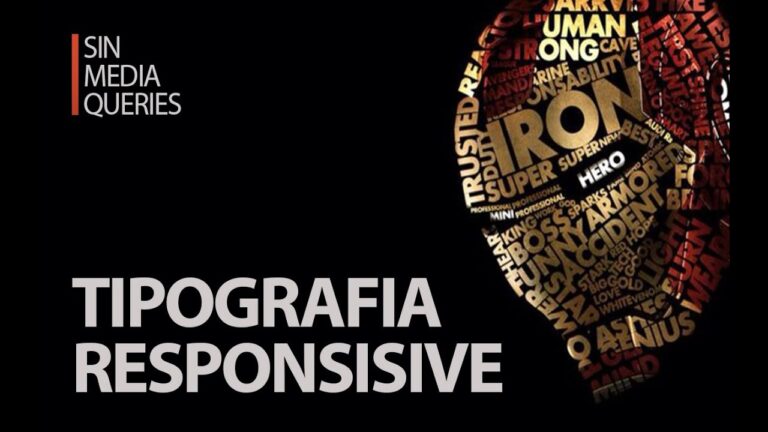 Tipograf&iacute;a Responsive: Clave para un Dise&ntilde;o Web Efectivo