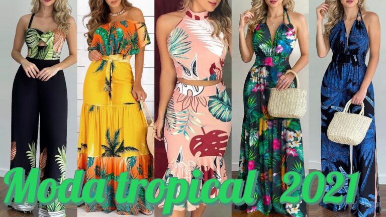 Estampados Tropicales: La Última Tendencia de Moda